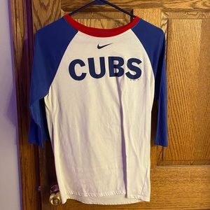 Nike Chicago Cubs 3 Quarter Shirt